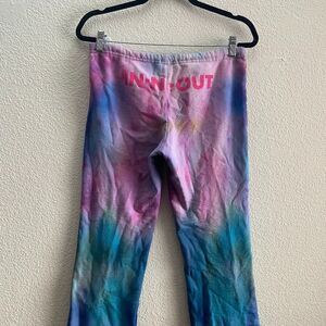 RARE In-N-Out Burger Tie-Dye Sweatpants Small 28.5 Inch Inseam Drive-Thru